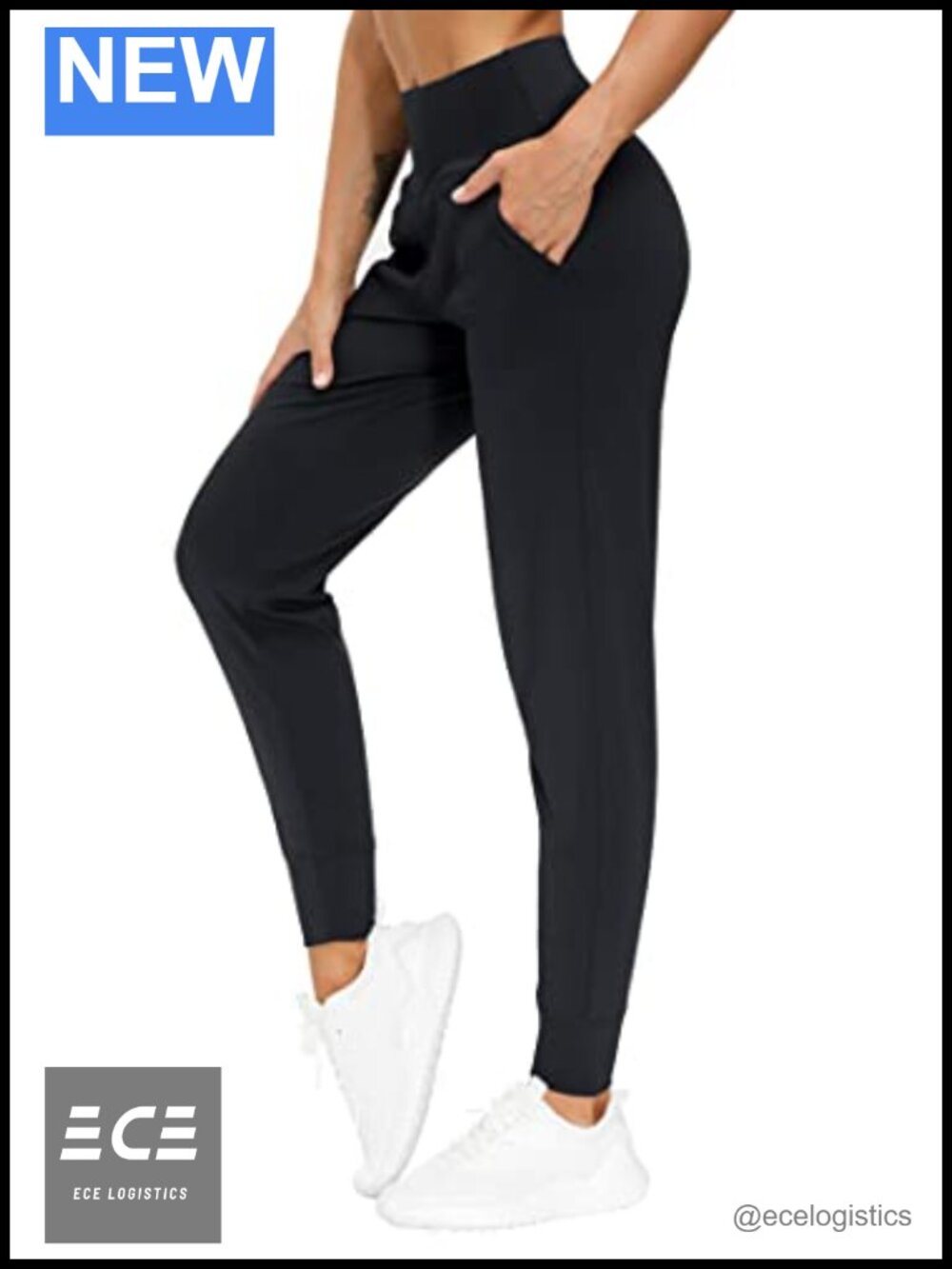 Women's Lightweight Tapered Joggers Lounge Leggings Workout Pants